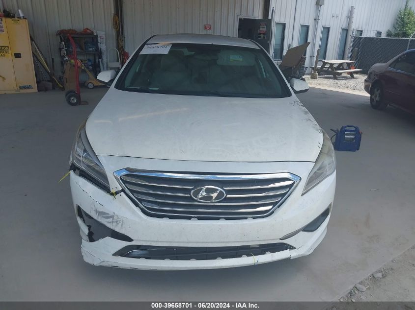 2016 Hyundai Sonata Se VIN: 5NPE24AF0GH302735 Lot: 39658701