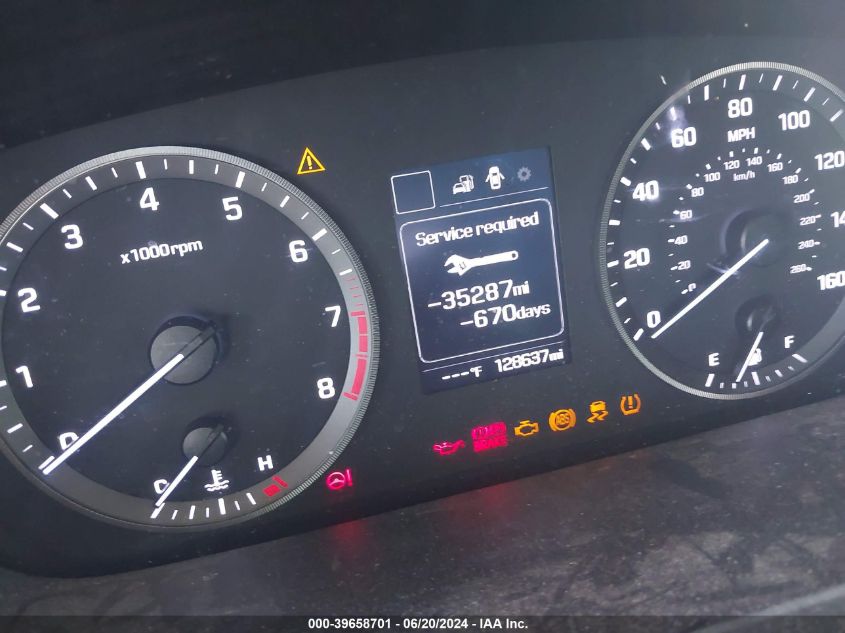 2016 Hyundai Sonata Se VIN: 5NPE24AF0GH302735 Lot: 39658701