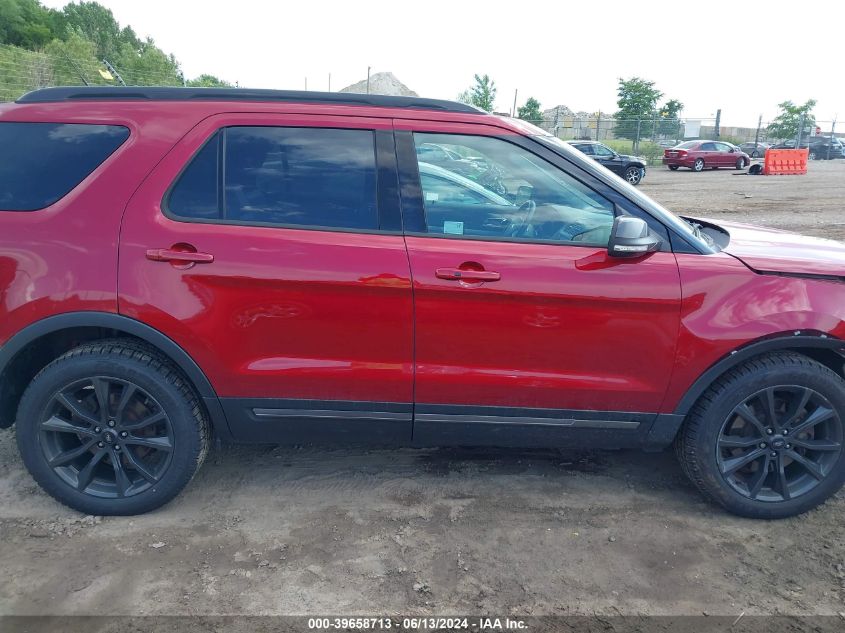 2018 Ford Explorer Xlt VIN: 1FM5K8D83JGC47676 Lot: 39658713