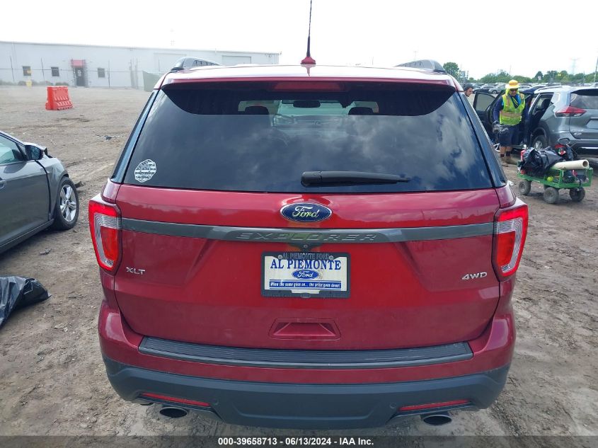 2018 Ford Explorer Xlt VIN: 1FM5K8D83JGC47676 Lot: 39658713