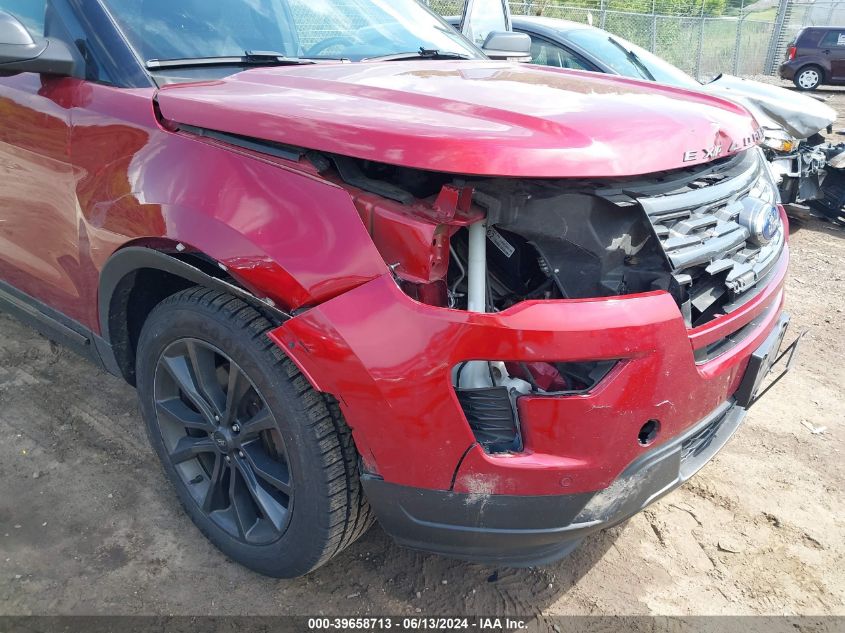 2018 Ford Explorer Xlt VIN: 1FM5K8D83JGC47676 Lot: 39658713