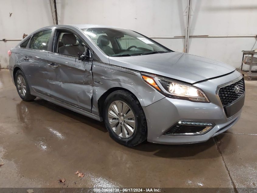 2016 Hyundai Sonata Hybrid Se VIN: KMHE24L19GA025202 Lot: 39658738