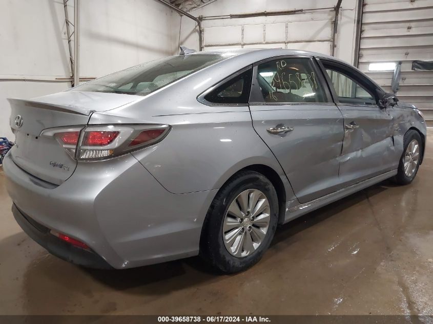 2016 Hyundai Sonata Hybrid Se VIN: KMHE24L19GA025202 Lot: 39658738