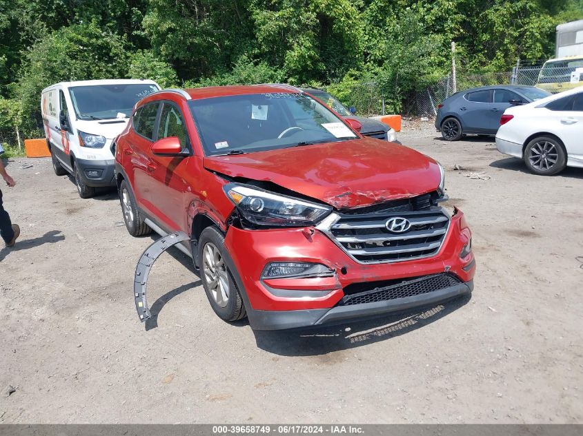 2017 Hyundai Tucson Se VIN: KM8J3CA41HU590420 Lot: 39658749