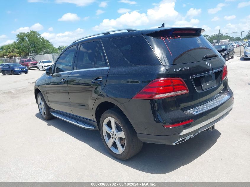 2018 Mercedes-Benz Gle 350 VIN: 4JGDA5JB0JB021654 Lot: 39658782