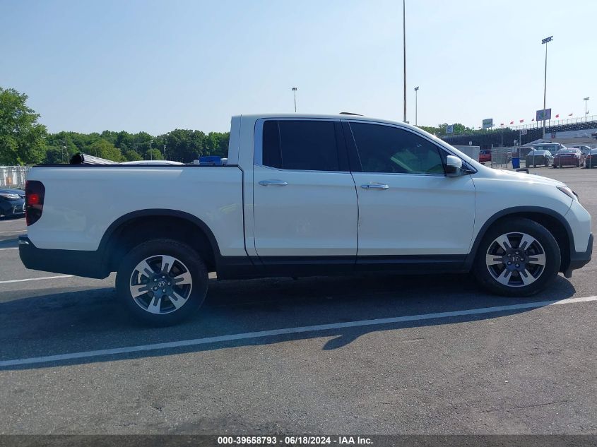 2019 Honda Ridgeline Rtl-E VIN: 5FPYK3F73KB012934 Lot: 39658793