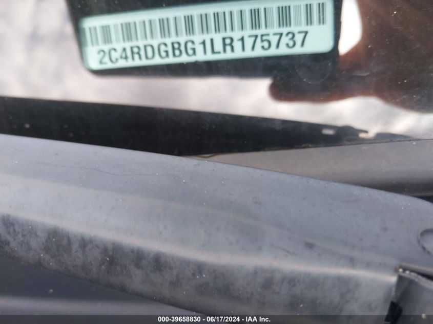 2020 Dodge Grand Caravan Se VIN: 2C4RDGBG1LR175737 Lot: 39658830