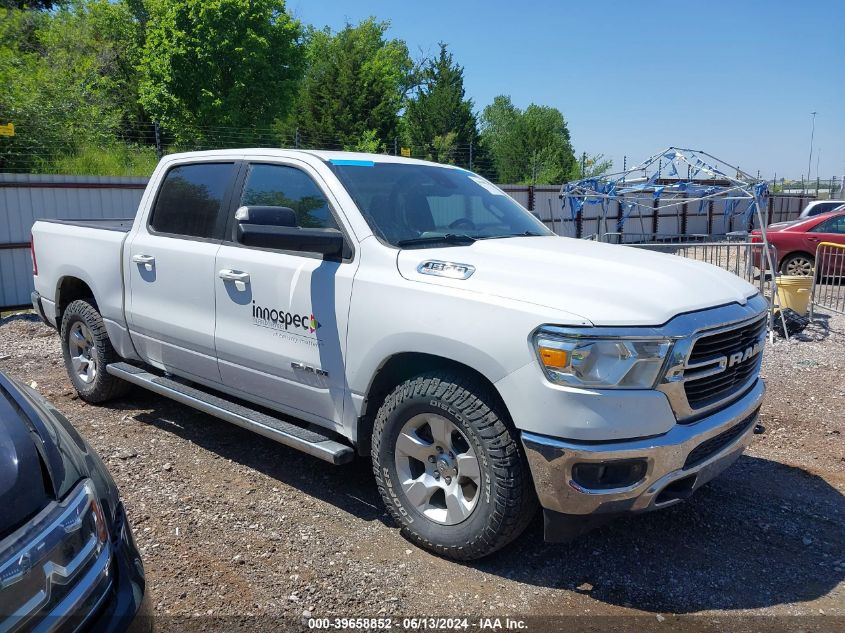 2021 Ram 1500 Big Horn 4X4 5'7 Box VIN: 1C6SRFFT8MN667711 Lot: 39658852