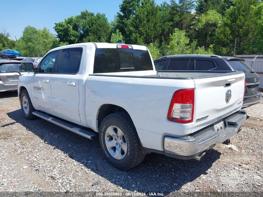 2021 Ram 1500 Big Horn 4X4 5'7 Box VIN: 1C6SRFFT8MN667711 Lot: 39658852