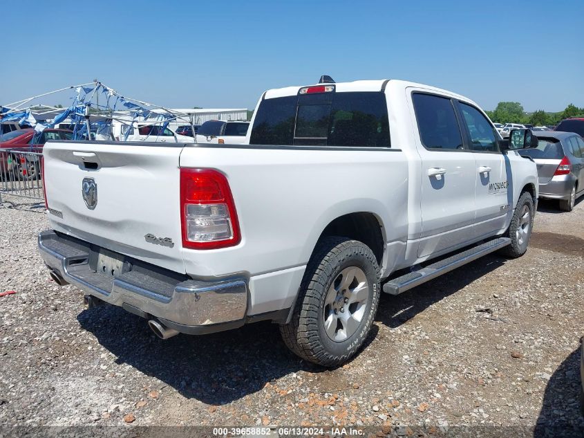 2021 Ram 1500 Big Horn 4X4 5'7 Box VIN: 1C6SRFFT8MN667711 Lot: 39658852