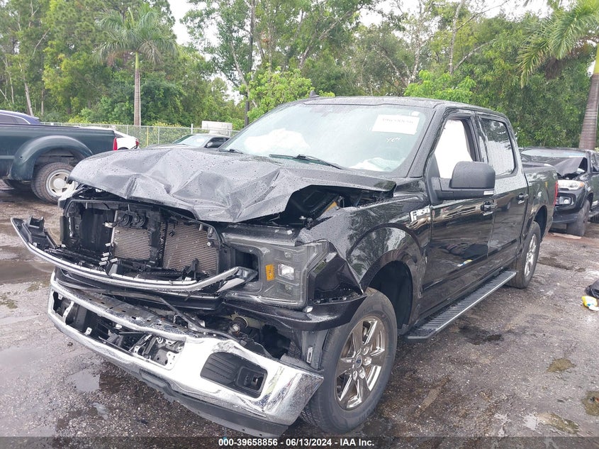 VIN 1FTEW1CP8LKF44743 2020 FORD F-150 XLT