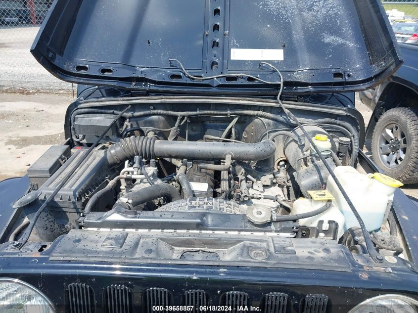 1997 Jeep Wrangler / Tj Sahara VIN: 1J4FY49S4VP496430 Lot: 39658857