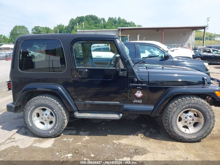 1997 Jeep Wrangler / Tj Sahara VIN: 1J4FY49S4VP496430 Lot: 39658857