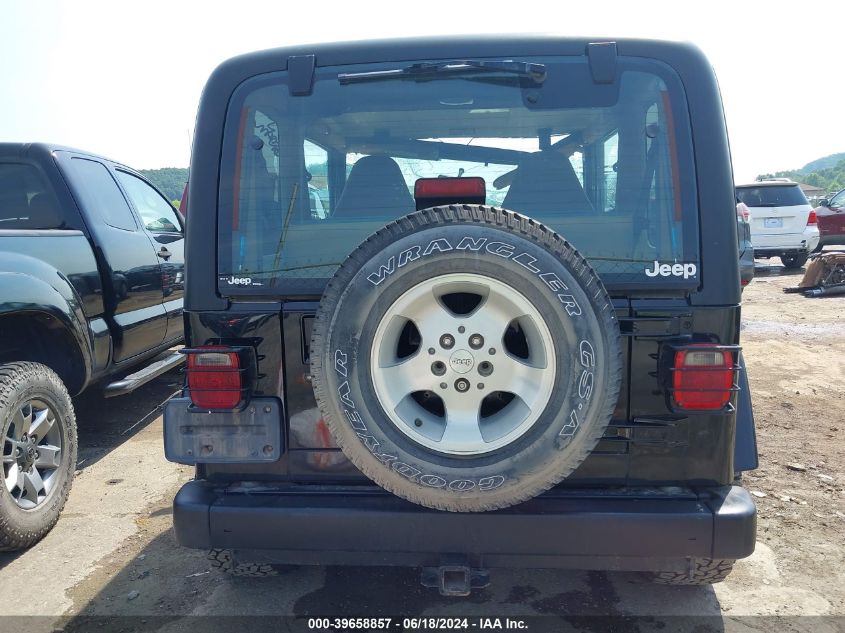 1997 Jeep Wrangler / Tj Sahara VIN: 1J4FY49S4VP496430 Lot: 39658857