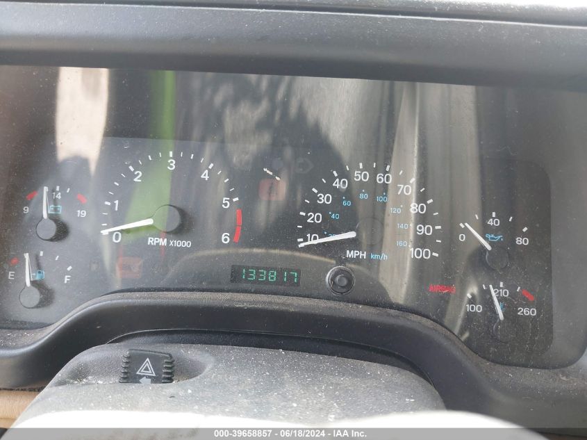 1997 Jeep Wrangler / Tj Sahara VIN: 1J4FY49S4VP496430 Lot: 39658857