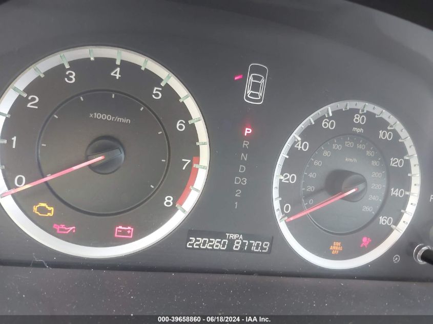 2009 Honda Accord 2.4 Lx-P VIN: 1HGCP26439A174572 Lot: 39658860