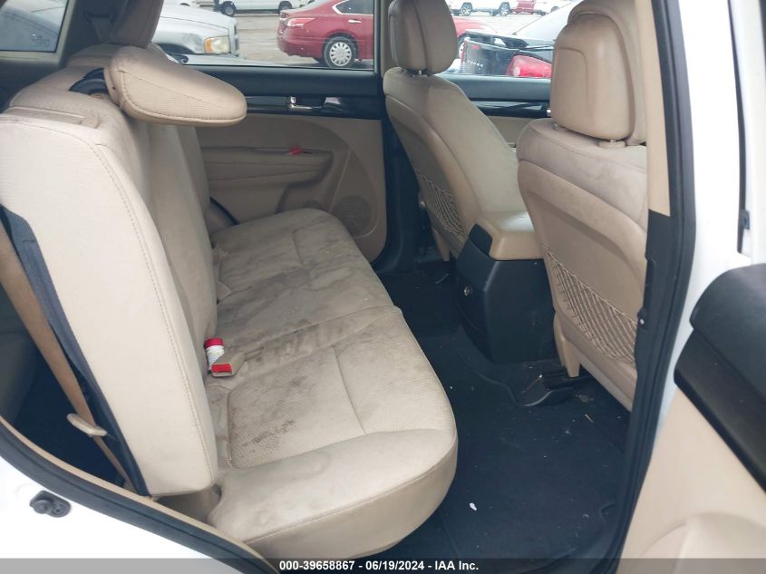 2012 Kia Sorento Lx V6 VIN: 5XYKTDA20CG297308 Lot: 39658867