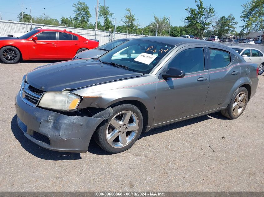 2012 Dodge Avenger Se VIN: 1C3CDZAB2CN184102 Lot: 39658868