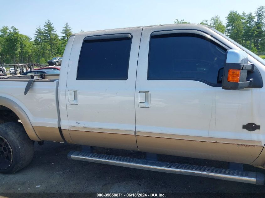 2011 Ford F-350 Lariat VIN: 1FT8W3BT6BEB93688 Lot: 39658871