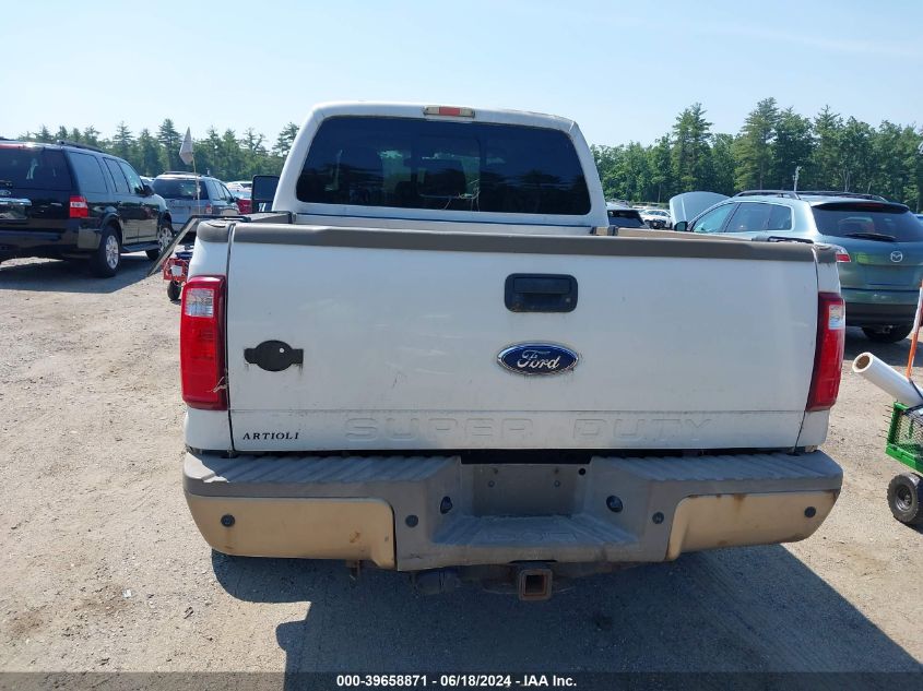 2011 Ford F-350 Lariat VIN: 1FT8W3BT6BEB93688 Lot: 39658871