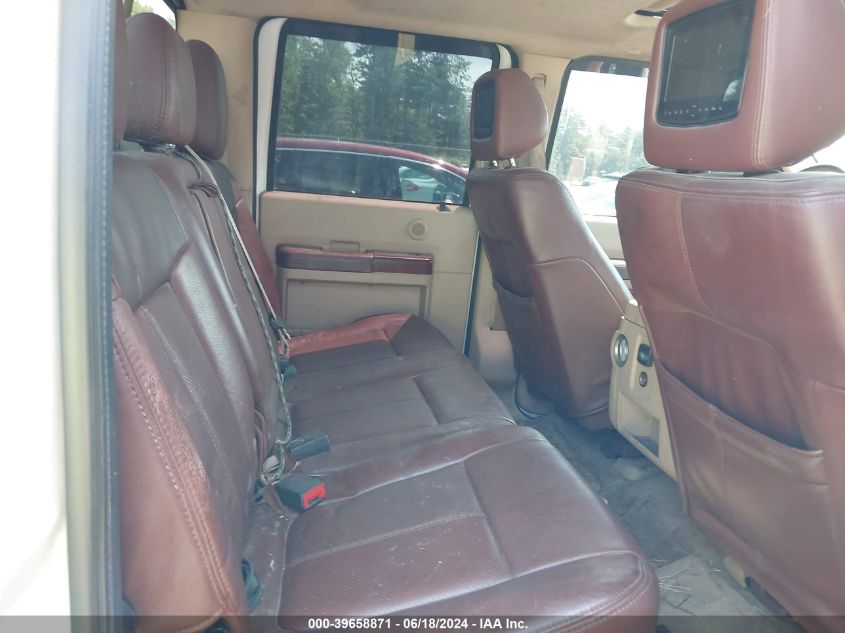 2011 Ford F-350 Lariat VIN: 1FT8W3BT6BEB93688 Lot: 39658871