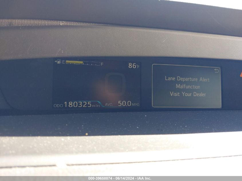 2020 Toyota Prius Le VIN: JTDKARFU5L3113790 Lot: 39658874