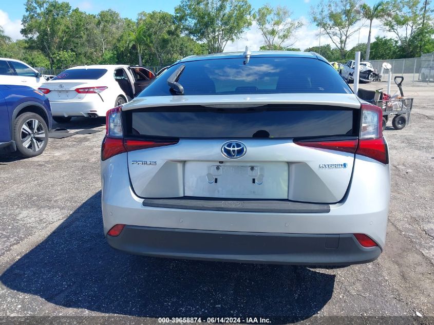 2020 Toyota Prius Le VIN: JTDKARFU5L3113790 Lot: 39658874