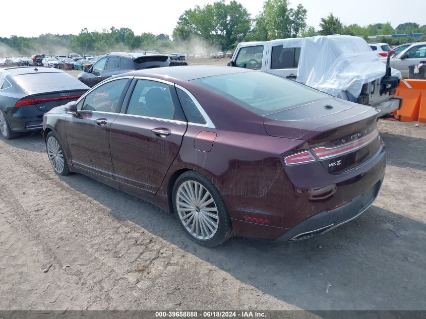 2017 Lincoln Mkz Reserve VIN: 3LN6L5F94HR617784 Lot: 39658888