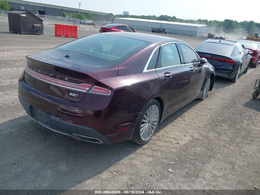 2017 Lincoln Mkz Reserve VIN: 3LN6L5F94HR617784 Lot: 39658888