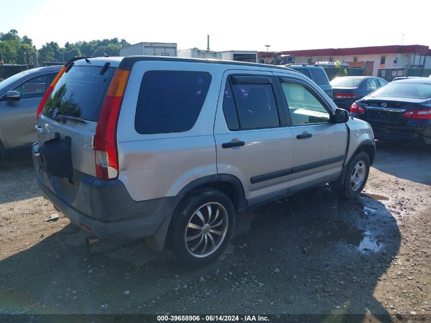 2004 Honda Cr-V Lx VIN: SHSRD78464U224806 Lot: 39658906