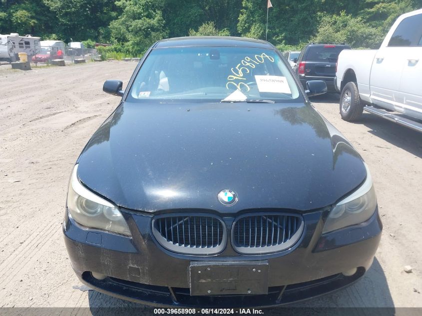 2004 BMW 525I VIN: WBANA53564B167218 Lot: 39658908