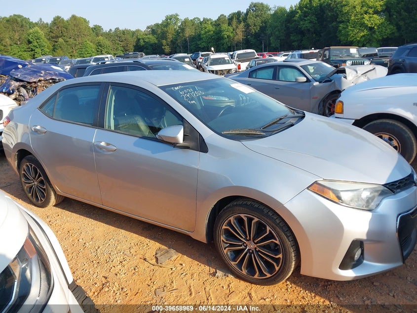2015 Toyota Corolla S Plus VIN: 2T1BURHE2FC29735 Lot: 39658969