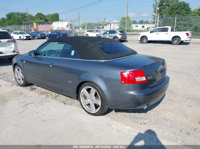 2006 Audi A4 1.8T VIN: WAUBC48H46K011675 Lot: 39658976