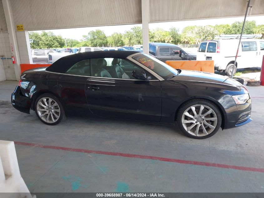 2014 Audi A5 2.0T Premium VIN: WAULFAFH3EN015887 Lot: 39658987