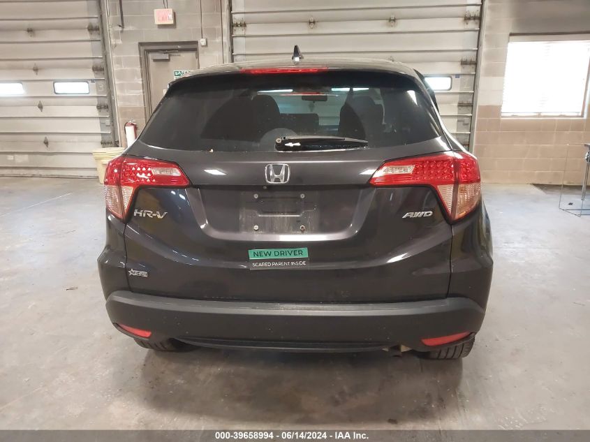 2016 Honda Hr-V Ex VIN: 3CZRU6H5XGM769525 Lot: 39658994