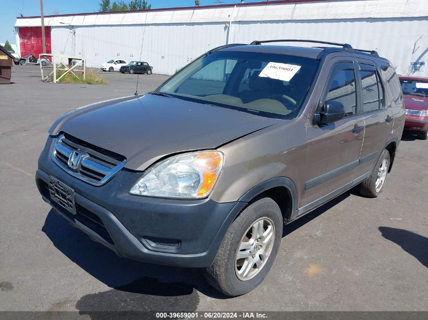 2002 Honda Cr-V Lx VIN: JHLRD78442C066633 Lot: 39659001