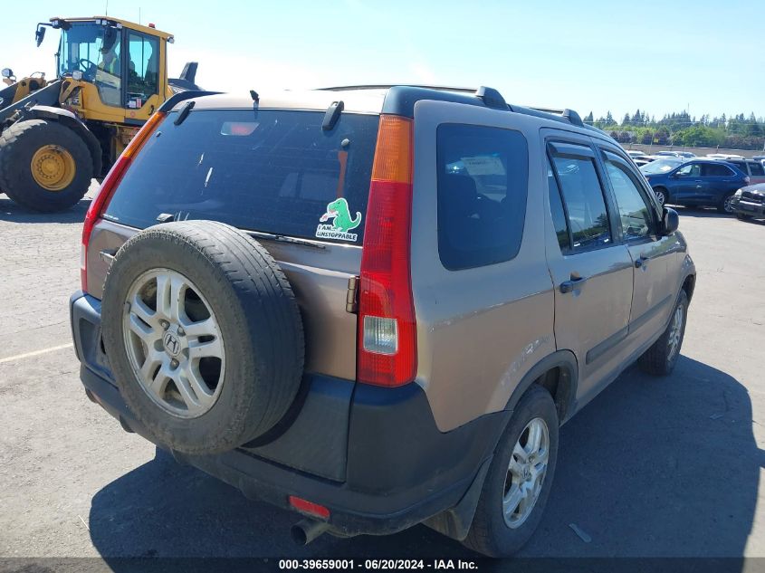 2002 Honda Cr-V Lx VIN: JHLRD78442C066633 Lot: 39659001