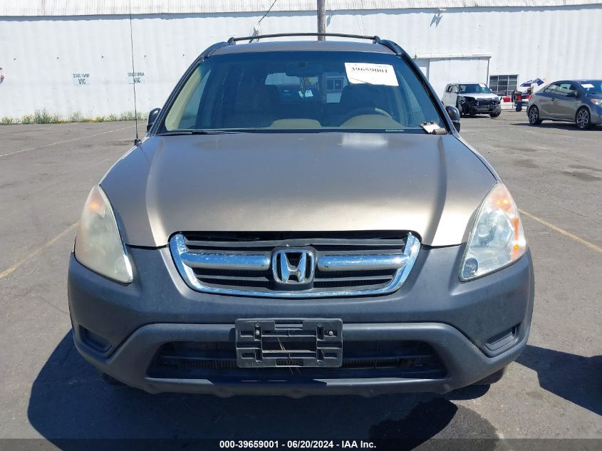 2002 Honda Cr-V Lx VIN: JHLRD78442C066633 Lot: 39659001