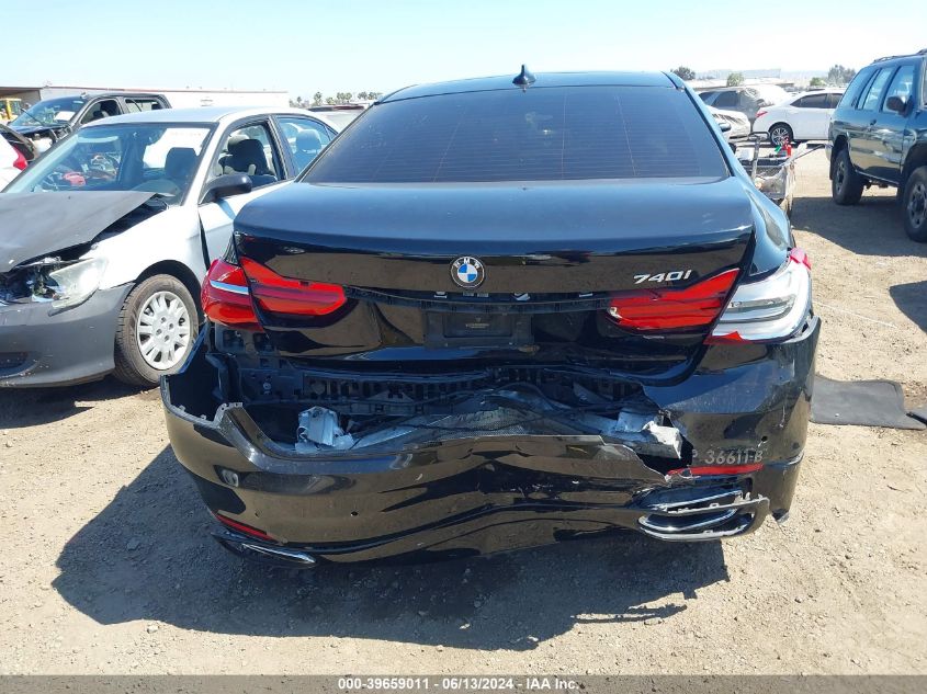 2019 BMW 740I VIN: WBA7E2C50KB216826 Lot: 39659011