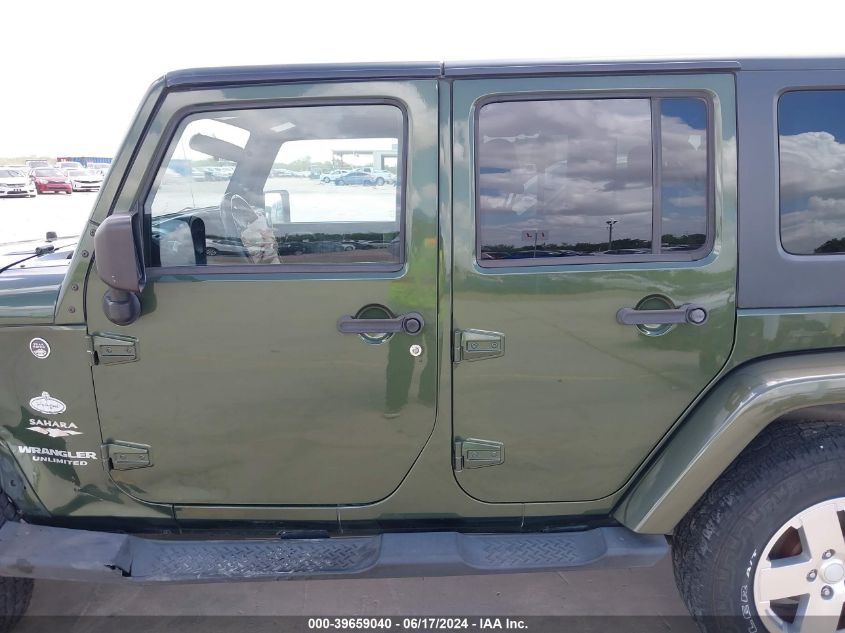 2008 Jeep Wrangler Unlimited Sahara VIN: 1J4GA59118L549778 Lot: 39659040