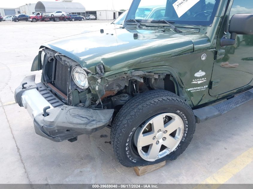 2008 Jeep Wrangler Unlimited Sahara VIN: 1J4GA59118L549778 Lot: 39659040