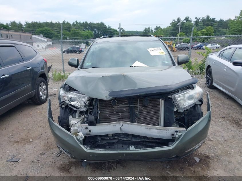 2013 Toyota Highlander Limited V6 VIN: 5TDDK3EH6DS196671 Lot: 39659078