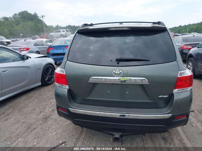 2013 Toyota Highlander Limited V6 VIN: 5TDDK3EH6DS196671 Lot: 39659078