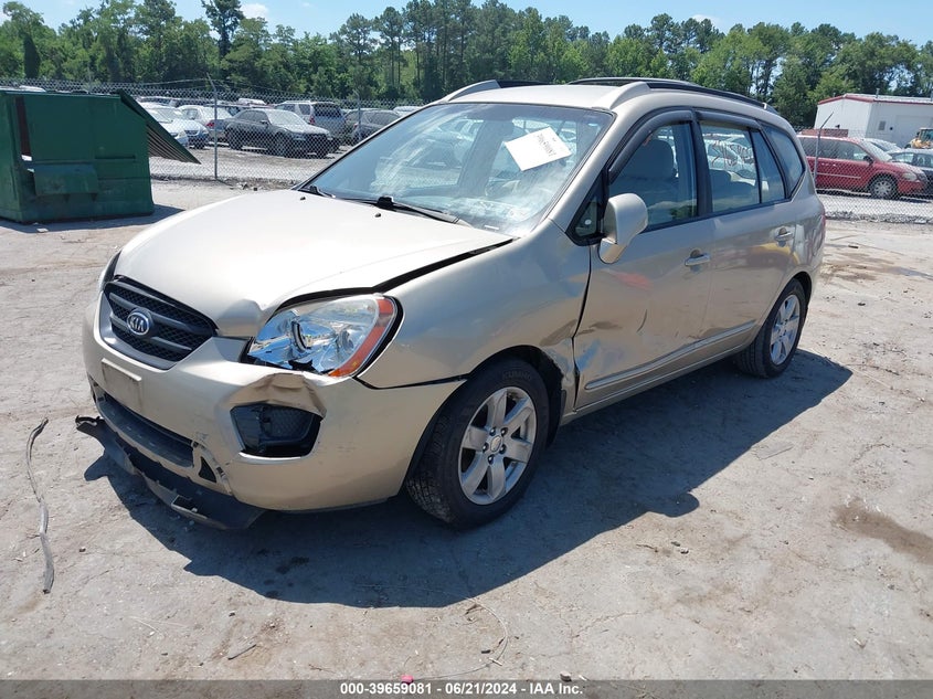 2007 Kia Rondo Lx VIN: KNAFG525877046380 Lot: 39659081
