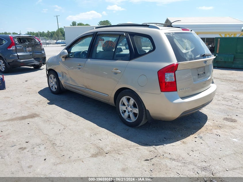 2007 Kia Rondo Lx VIN: KNAFG525877046380 Lot: 39659081