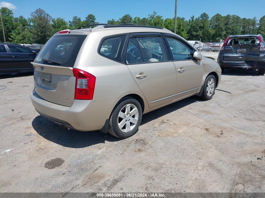 2007 Kia Rondo Lx VIN: KNAFG525877046380 Lot: 39659081