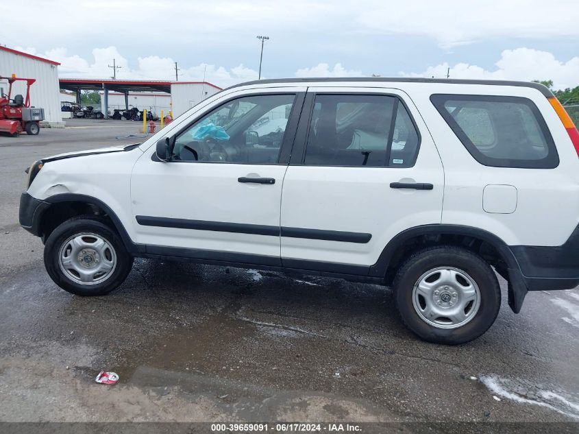 2003 Honda Cr-V Lx VIN: JHLRD68413C006952 Lot: 39659091