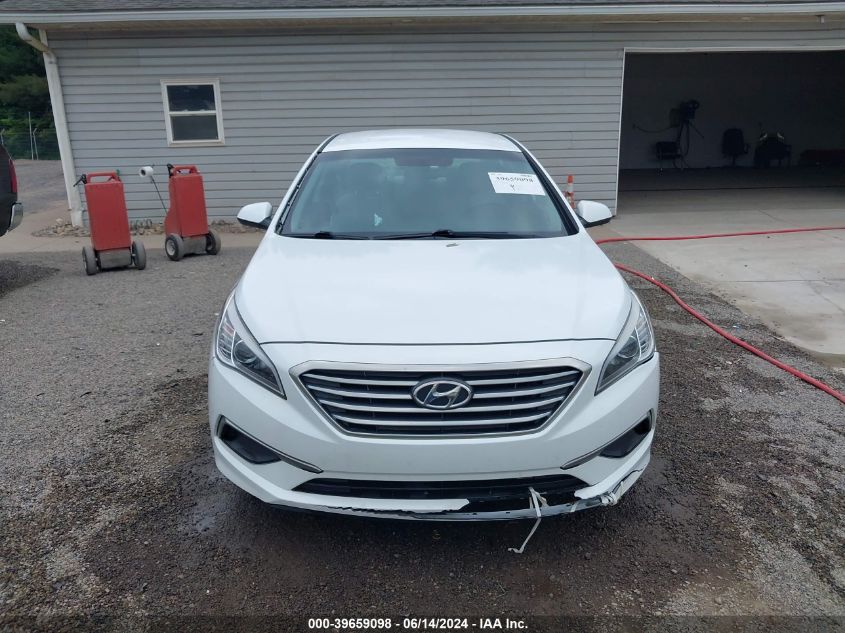 2017 Hyundai Sonata Se VIN: 5NPE24AF3HH487073 Lot: 39659098