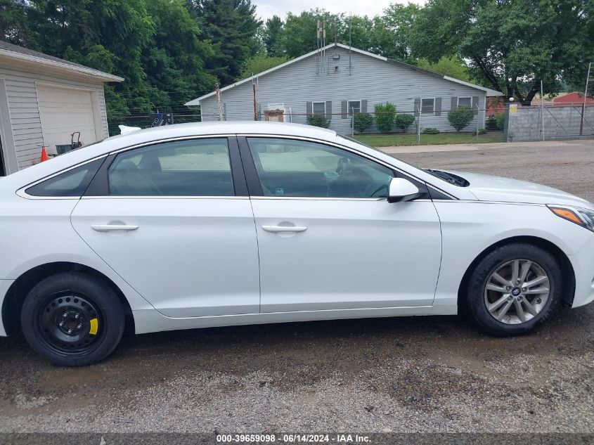 2017 Hyundai Sonata Se VIN: 5NPE24AF3HH487073 Lot: 39659098