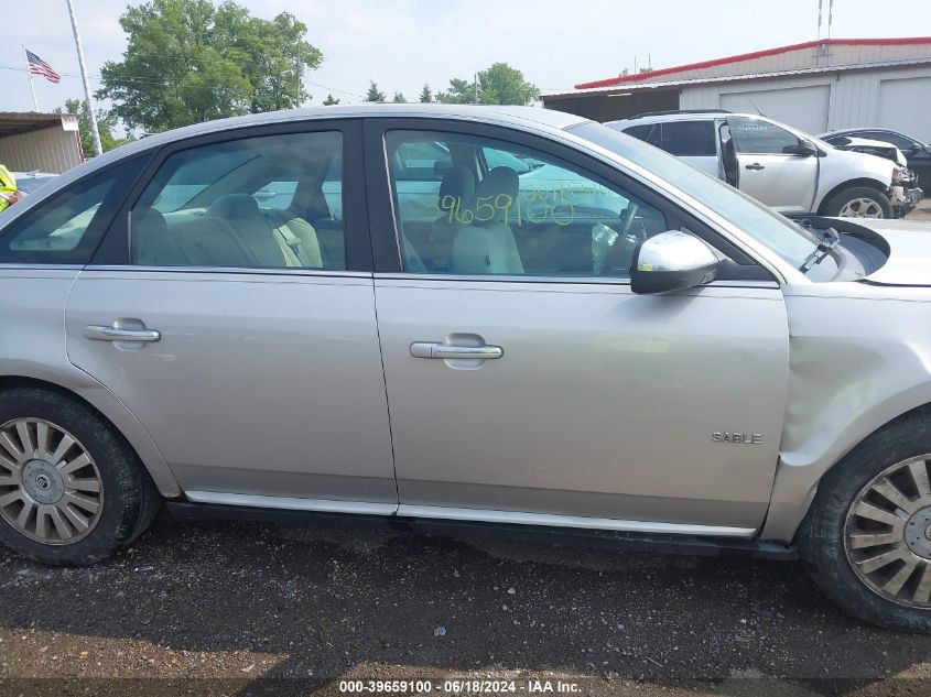 2008 Mercury Sable VIN: 1MEHM40W98G605753 Lot: 39659100